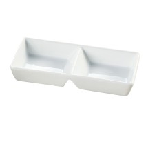 Yanco ML-728 Mainland 10" x 4" x 1 5/8" Two Divided Tray