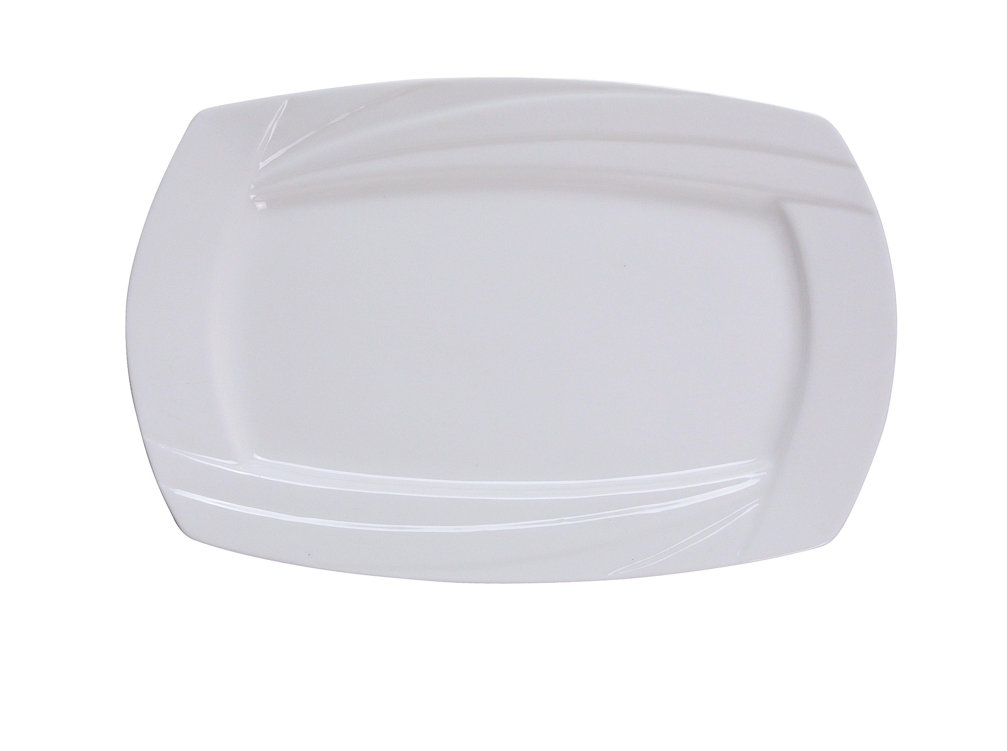 Yanco MM-10-RT Miami 10" x 7" Rectangular Plate