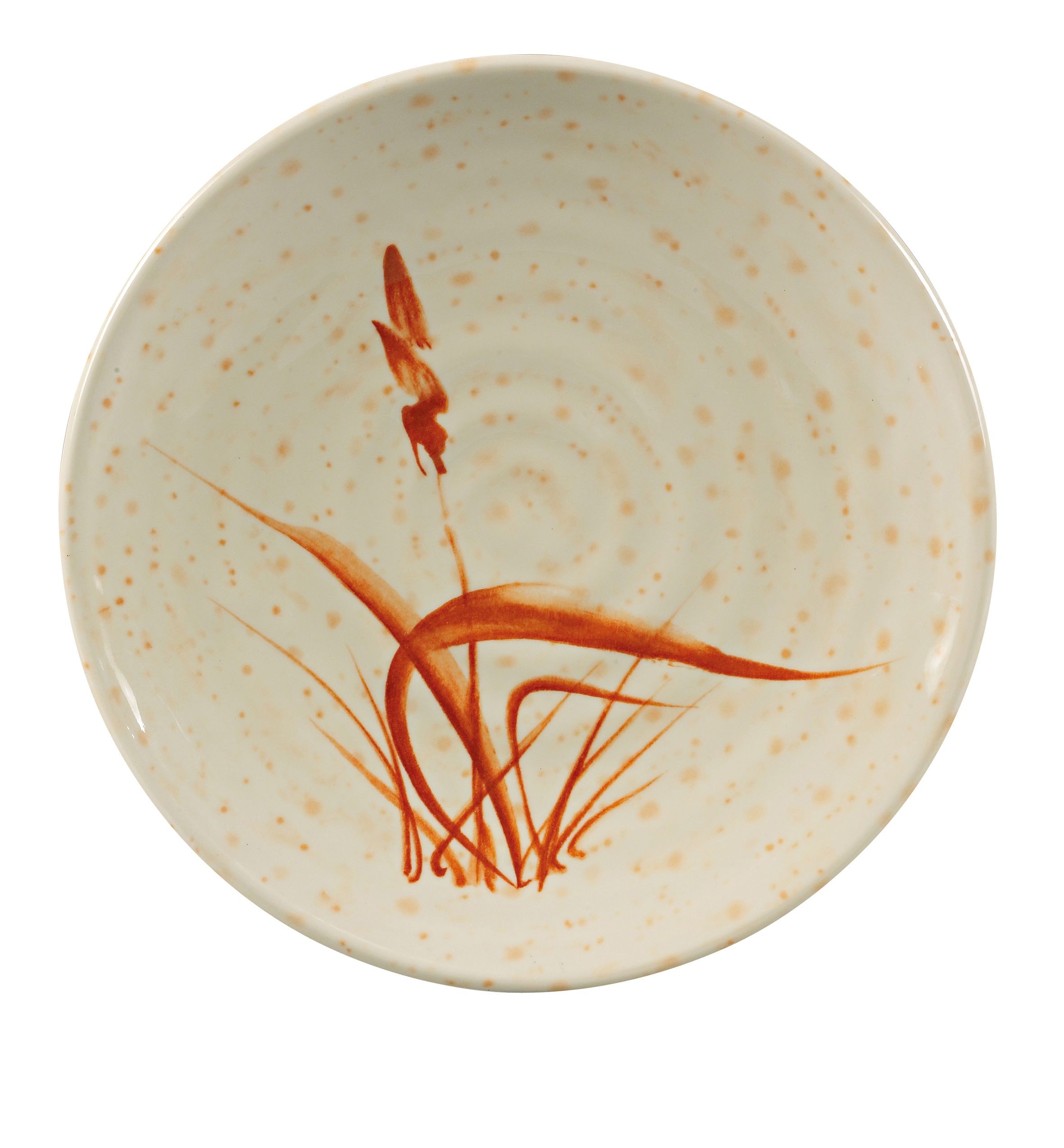 Yanco OR-1708 Gold Orchis 8 1/4" Round Plate