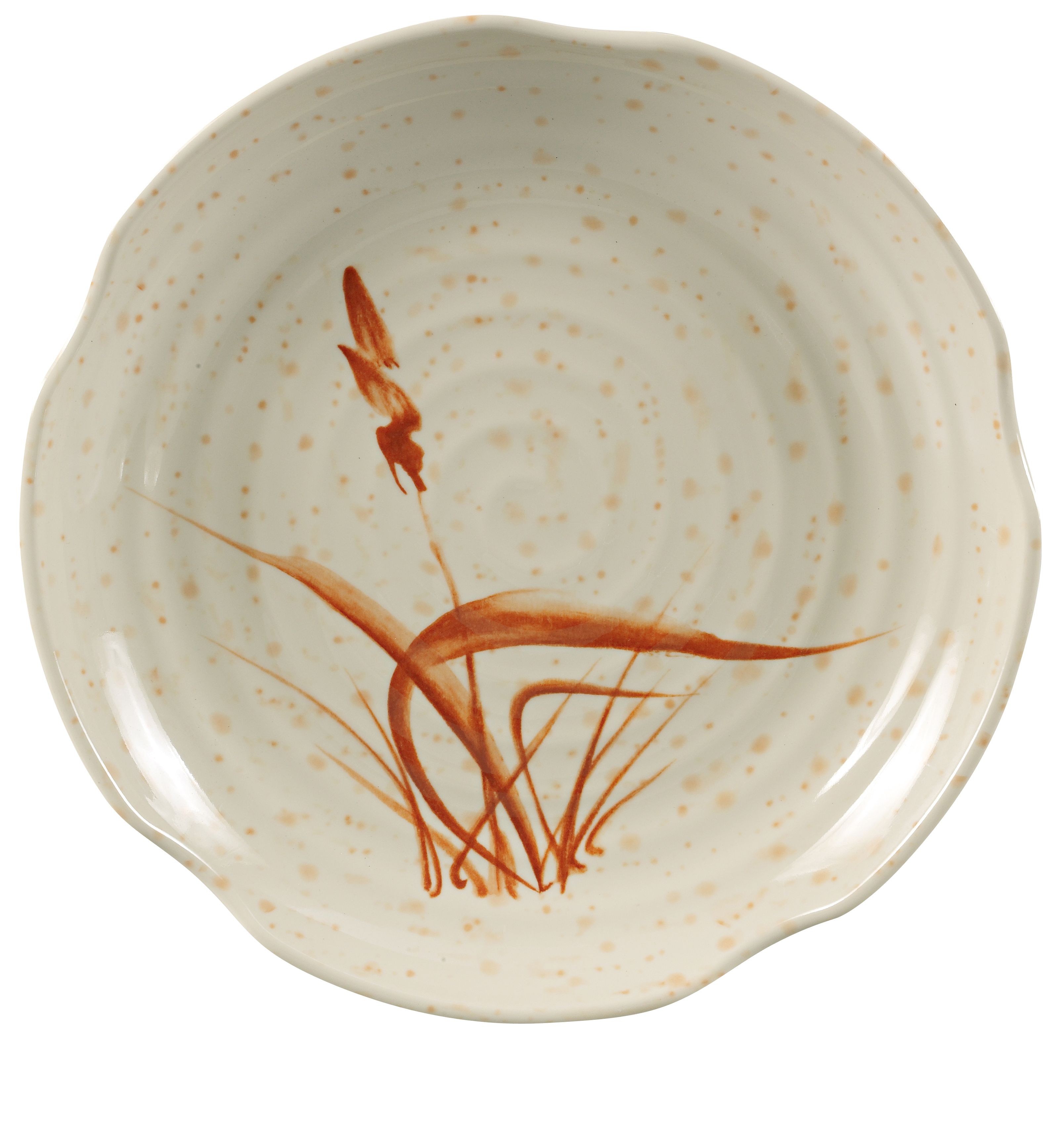 Yanco OR-1812 Gold Orchis 12" Lotus Shape Plate