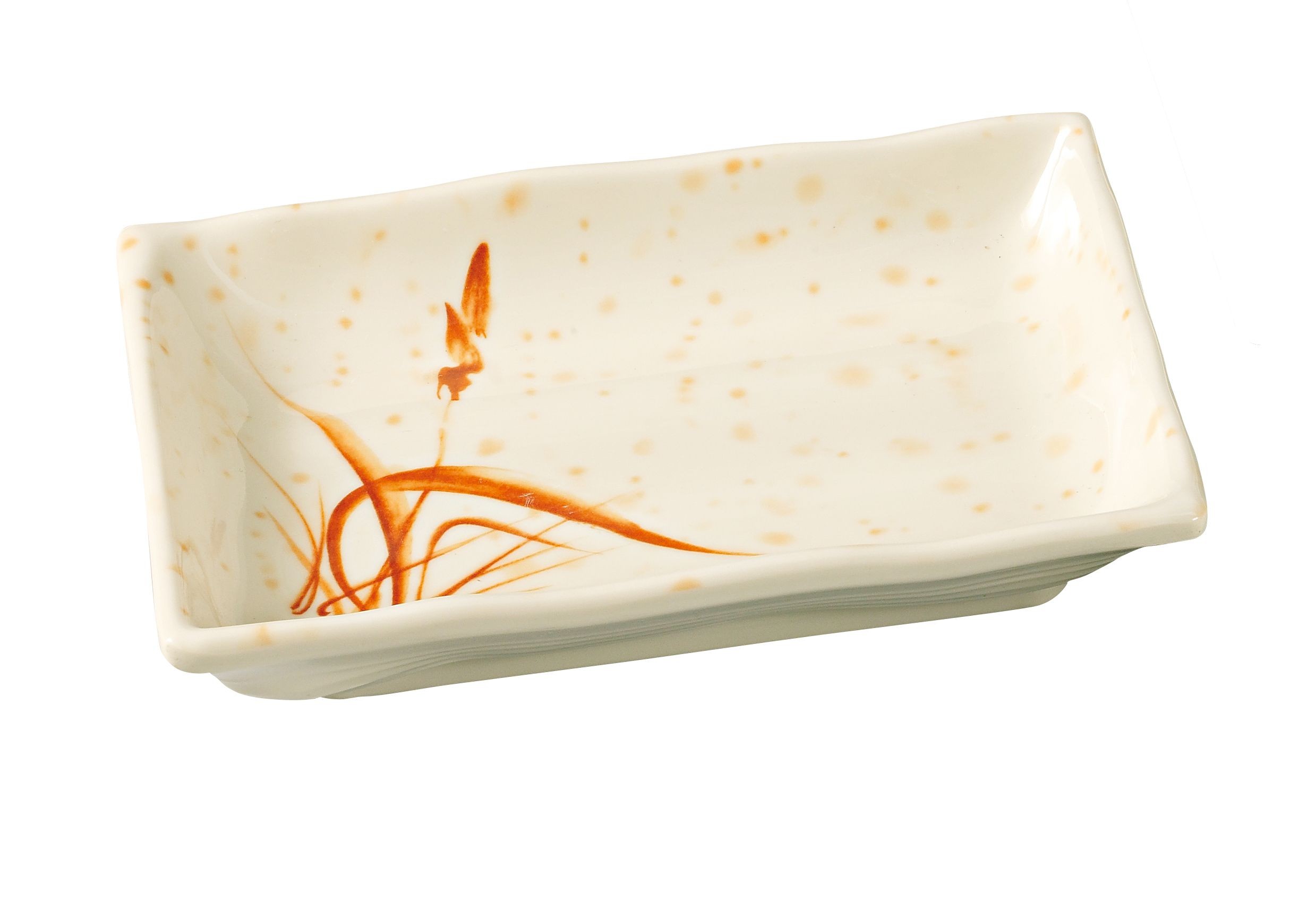 Yanco OR-2406 Gold Orchis 6" Square Plate