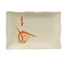 Yanco OR-2414 Gold Orchis 13" Rectangle Platter
