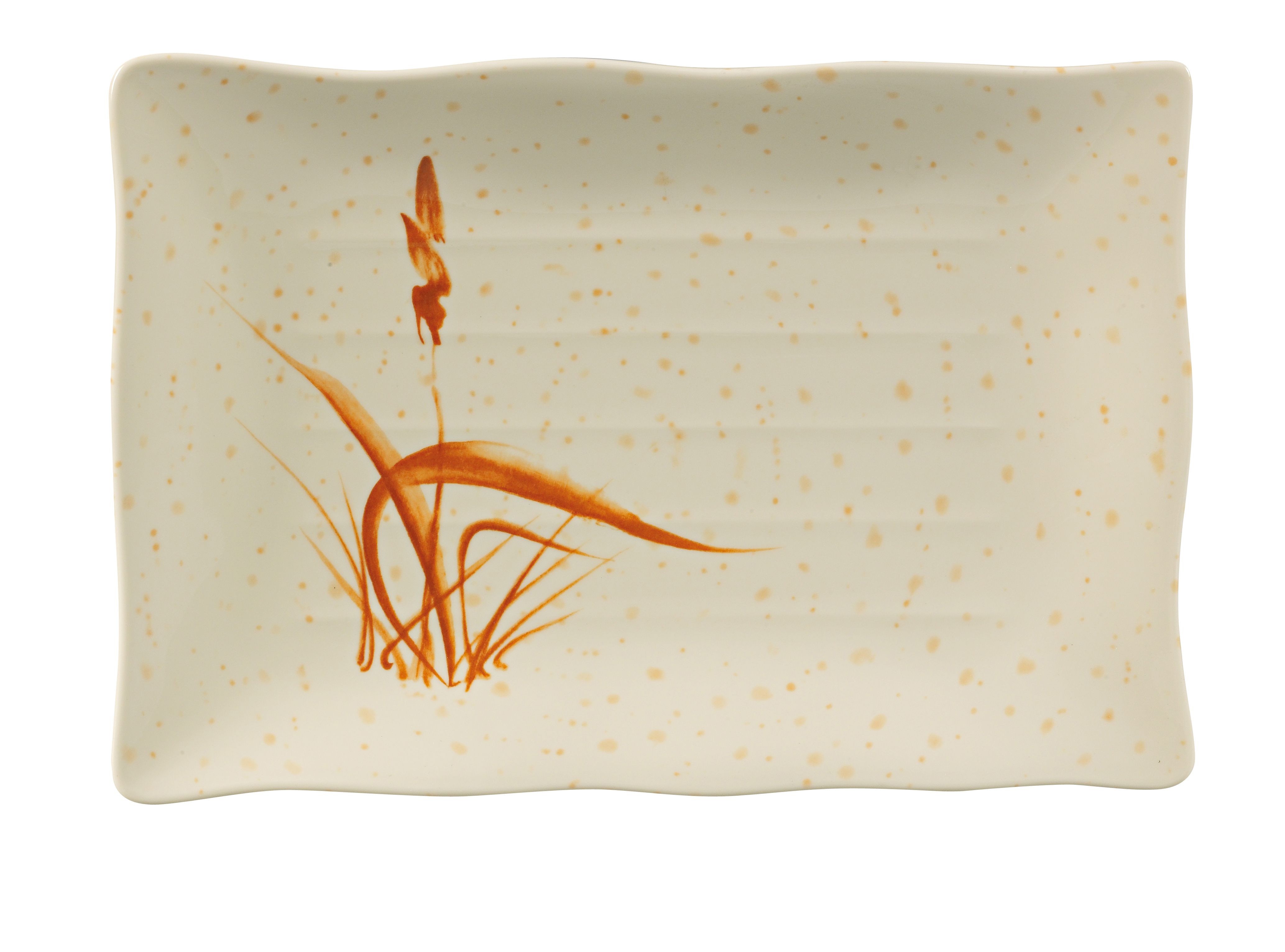Yanco OR-2416 Gold Orchis 16" Rectangle Platter