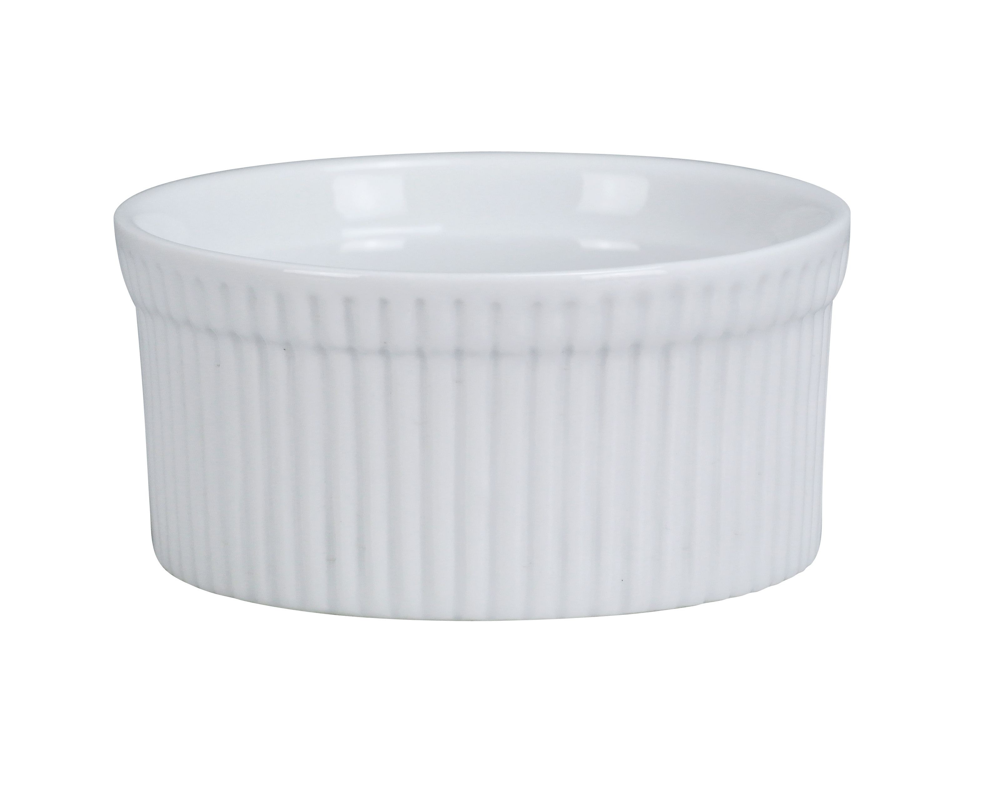 Yanco RK-110 Fluted Ramekin Dish, 10 oz. 