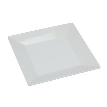 Yanco RM-106 Rome 6" Square White Melamine Plate