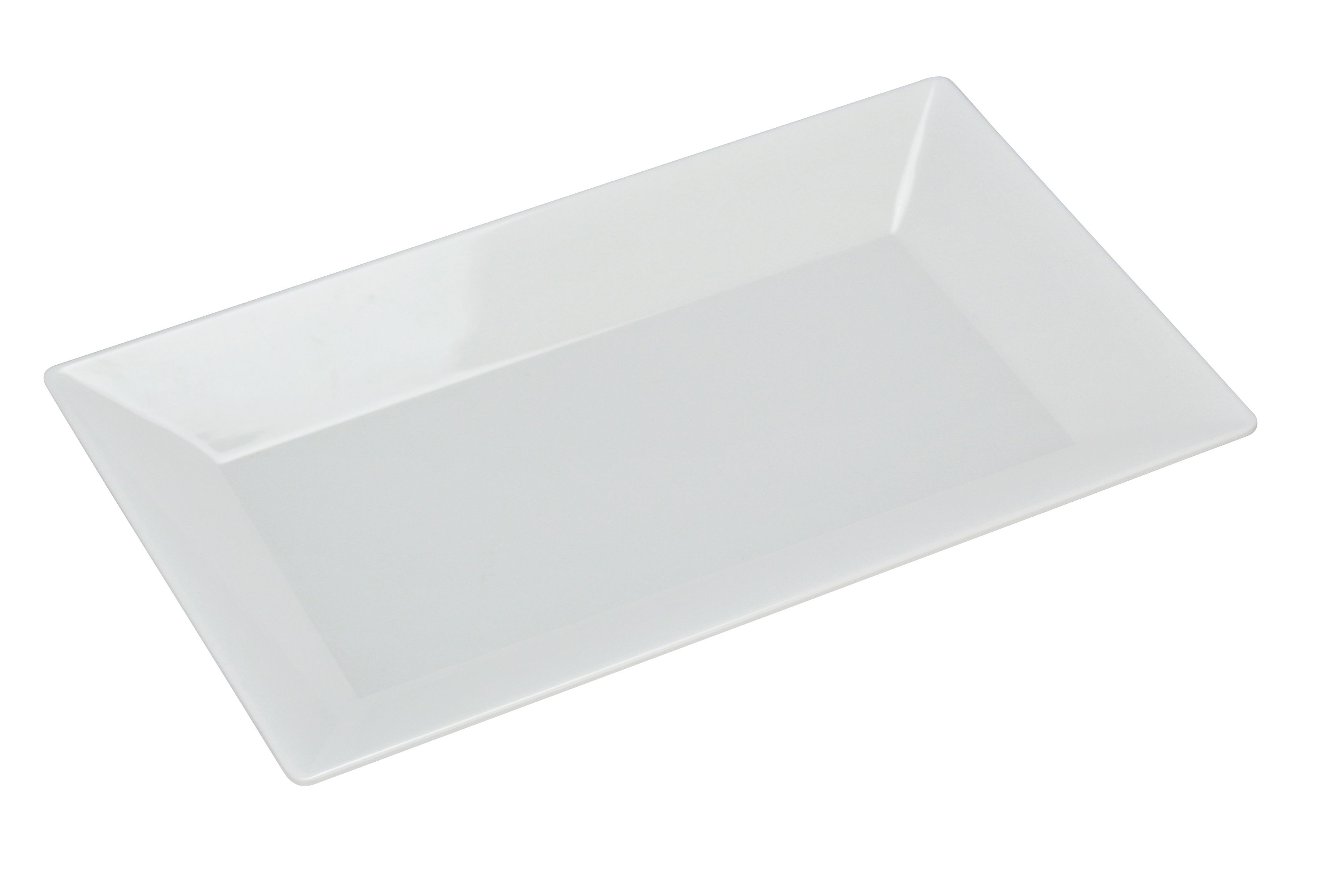 Yanco RM-216 Rome 16 x 9 1/2" Rectangular Melamine Plate