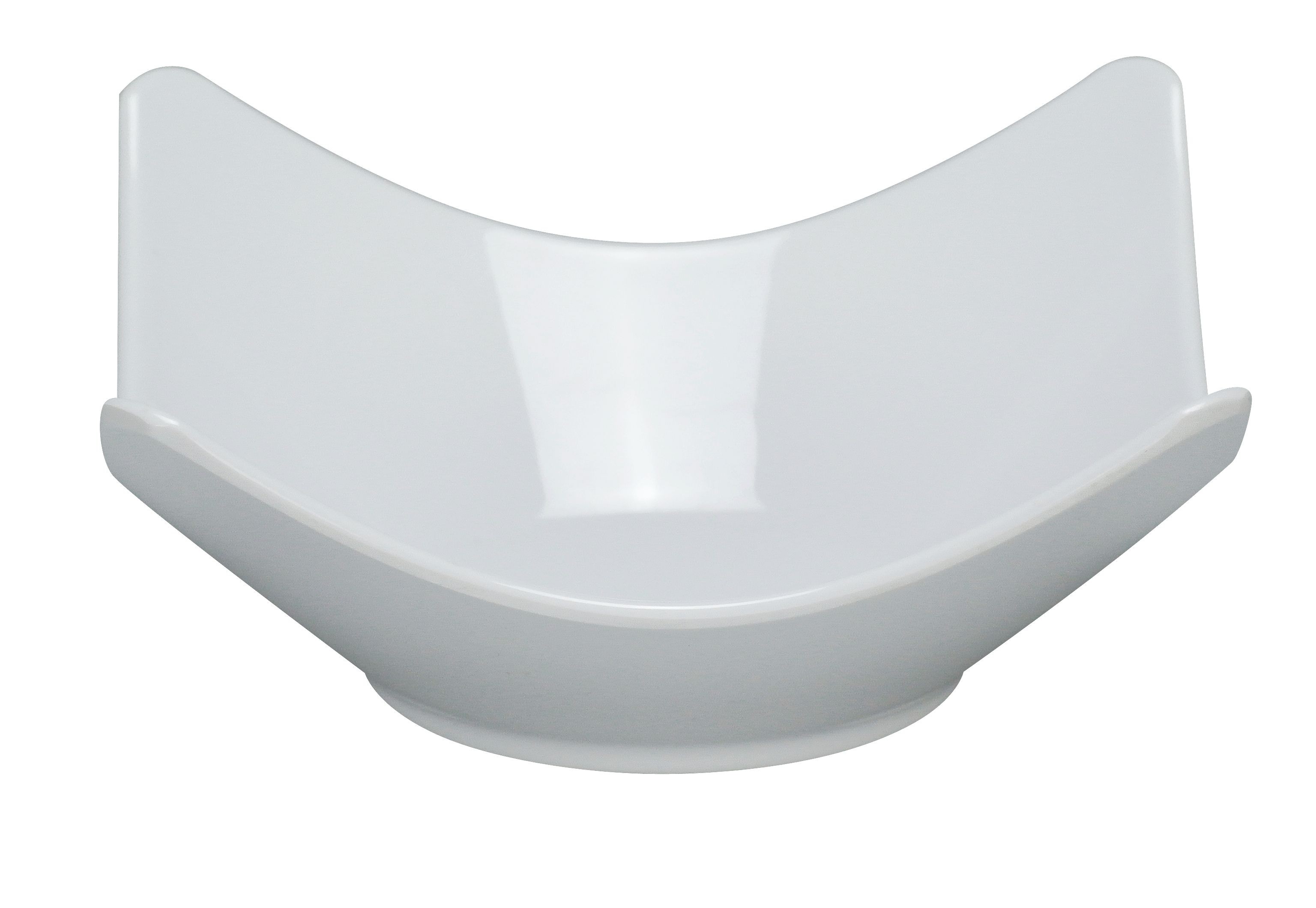Yanco RM-506 Rome 6 1/4" White Melamine Salad Bowl 12 oz.