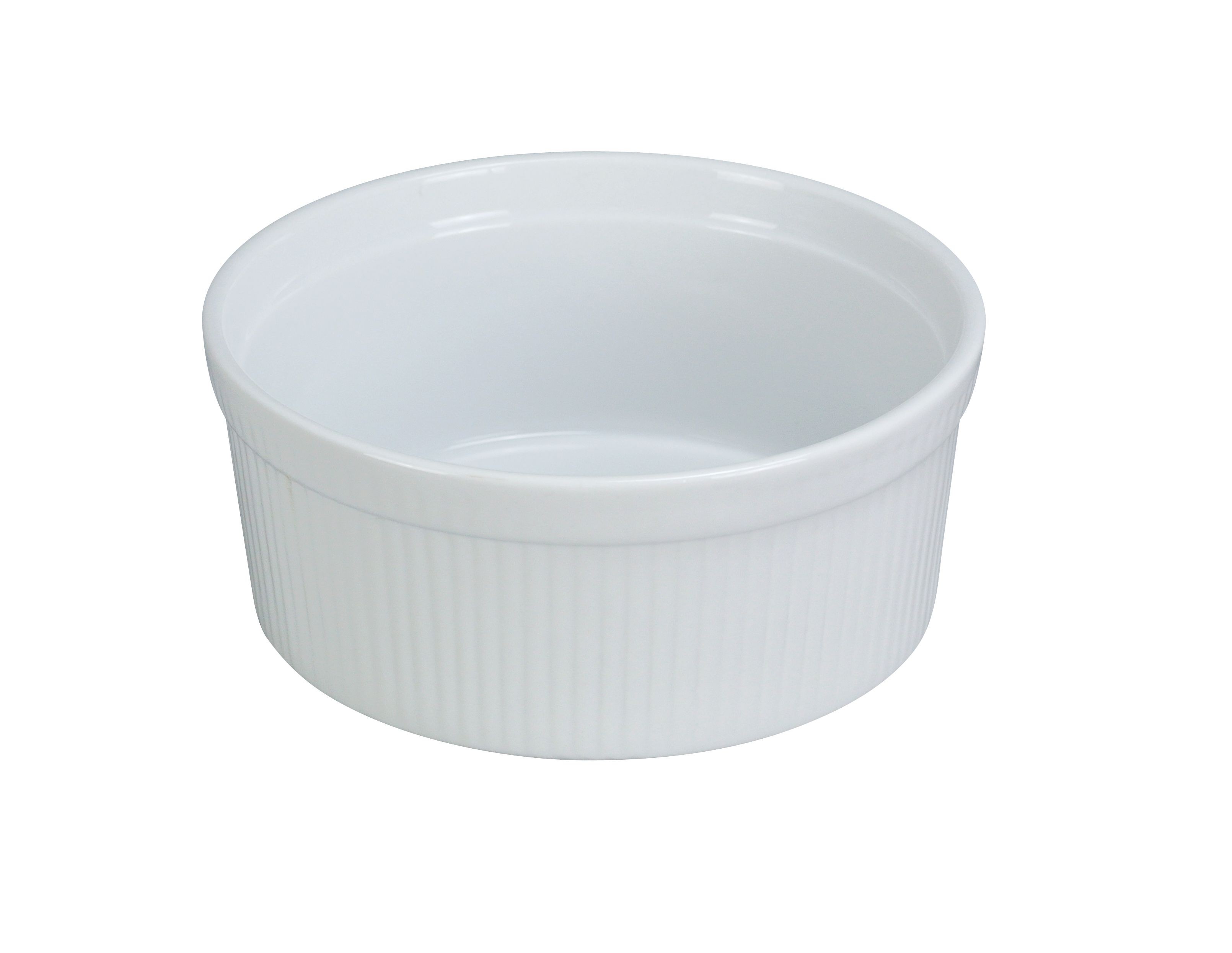 Yanco SF-112 Accessories 4-1/2" Fluted Souffle Bowl, 12 oz. 
