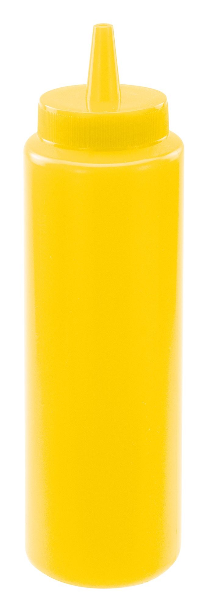 Winco PSB-08Y Yellow Plastic 8 oz. Squeeze Bottle
