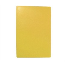 TableCraft CB1218YA Yellow Polyethylene Cutting Board 12&quot; x 18&quot; x 1/2&quot;