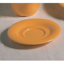 Thunder Group CR9303YW Yellow Melamine 5-1/2&quot; Saucer for CR303 and CR9018