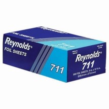 Pop-Up Interfolded Aluminum Foil Sheets, 9" x 10 3/4", 3000 Sheet/Carton